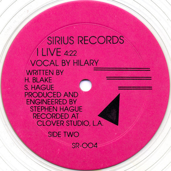 Hilary (3) : Kinetic (12", Single, Ltd, Cle)