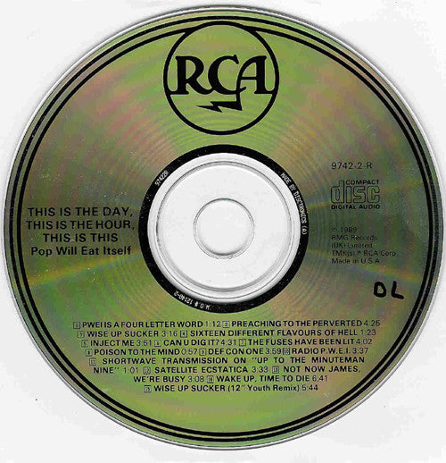 Pop Will Eat Itself : This Is The Day...This Is The Hour...This Is This! (CD, Album)