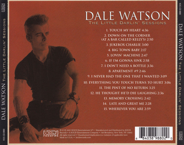 Dale Watson : The Little Darlin' Sessions (CD, Album)