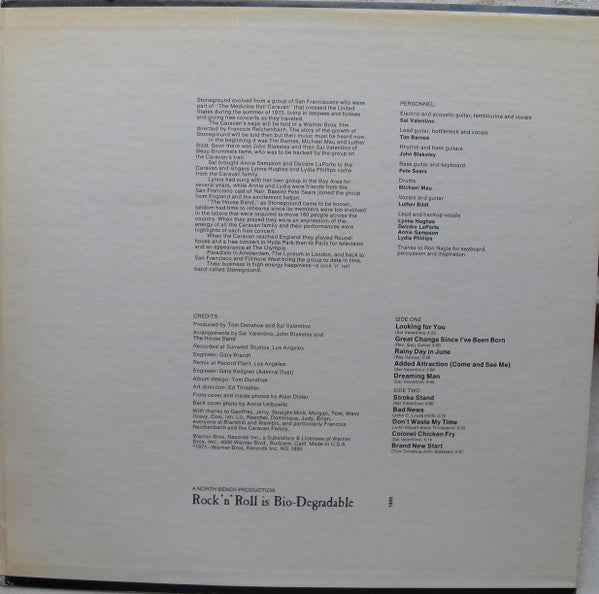 Stoneground : Stoneground (LP, Album, Promo, Gat)