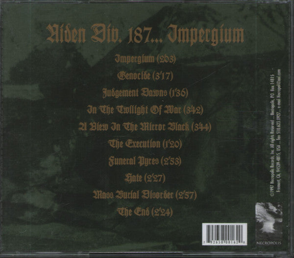 Niden Div. 187 : Impergium (CD, Album)