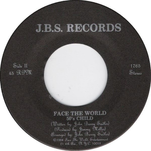 Face The World : White Houses / 50's Child (7", Single)