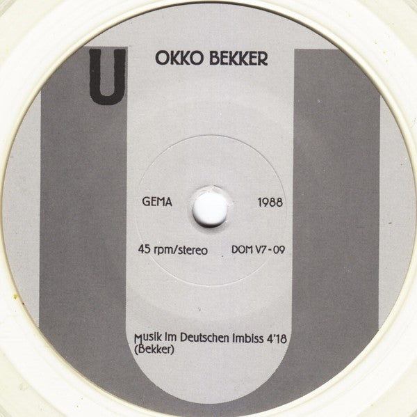Asmus Tietchens & Okko Bekker : U (7")