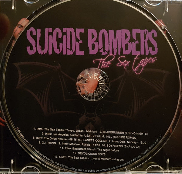 Suicide Bombers (3) : The Sex Tapes (CD, MiniAlbum)