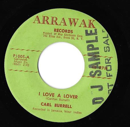 Carl Burrell : I Love A Lover (7")