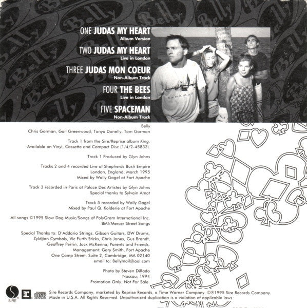 Belly : Sun (CD, Maxi, Promo, Whi)