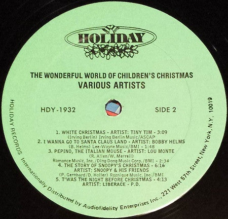 Various : Wonderful World Of Children's Christmas (LP, Comp)