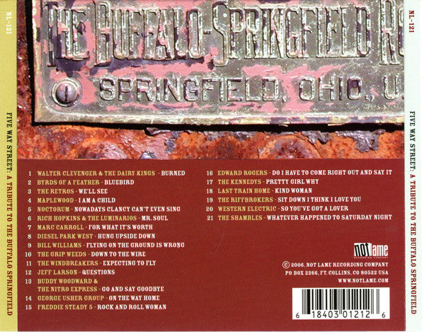 Various : Five Way Street: A Tribute To Buffalo Springfield (CD, Comp)