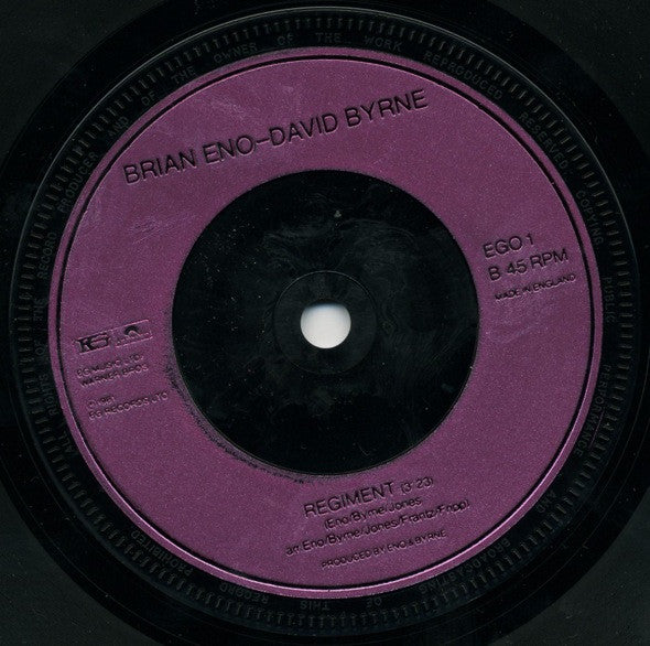 Brian Eno - David Byrne : The Jezebel Spirit (7")