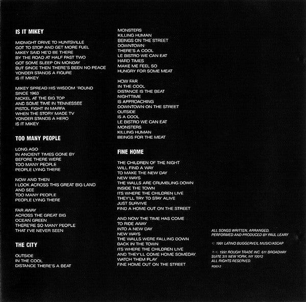 Paul Leary : The History Of Dogs (CD, Album)