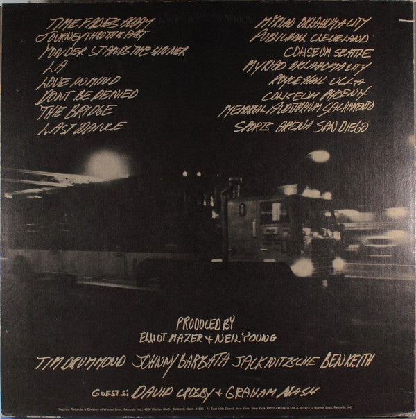 Neil Young : Time Fades Away (LP, Album, Pit)