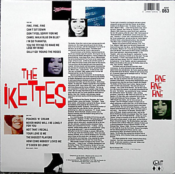 The Ikettes : Fine Fine Fine (LP, Comp, RE)