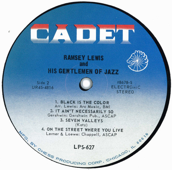 The Ramsey Lewis Trio : Ramsey Lewis And His Gentle-men Of Jazz - Volume 2 (LP, Album, RE)