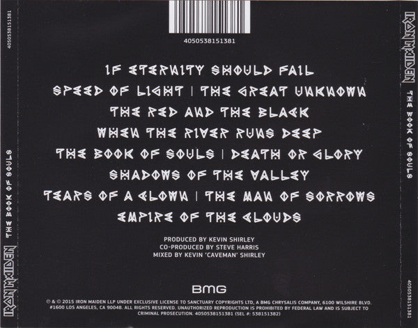 Iron Maiden : The Book Of Souls (2xCD, Album)
