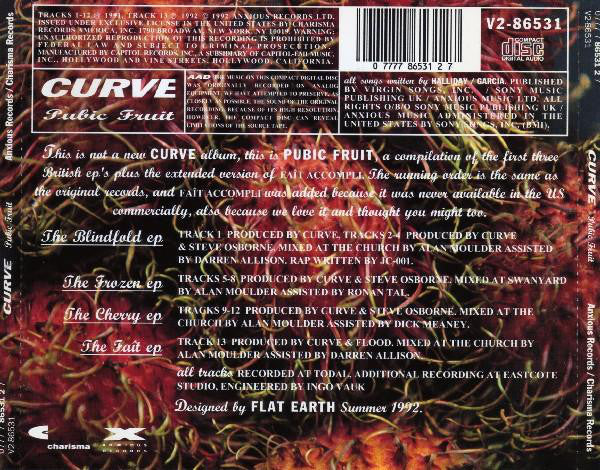 Curve : Pubic Fruit (CD, Comp)
