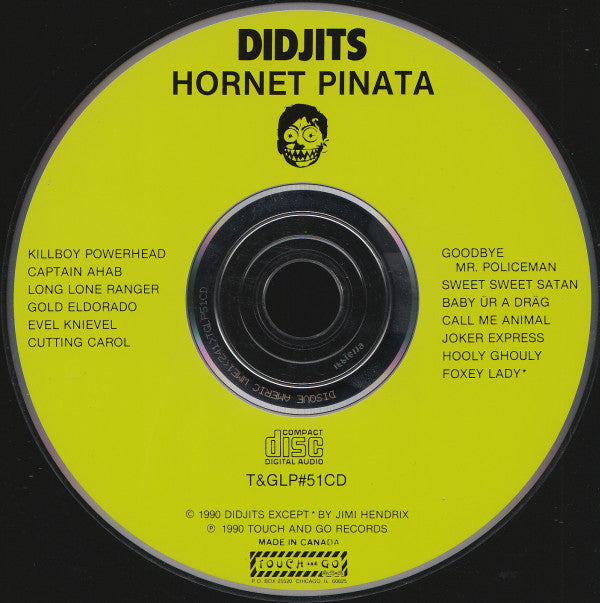 Didjits : Hornet Pinata (CD, Album, RP)