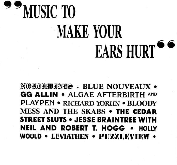 Various : Music To Make Your Ears Hurt (CD, Comp)