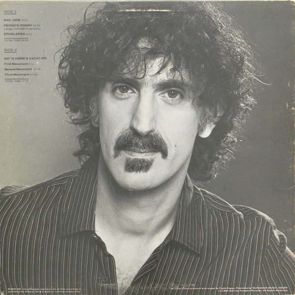 Frank Zappa / London Symphony Orchestra Conducted By Kent Nagano : The London Symphony Orchestra - Zappa Vol. 1 (LP, Album)