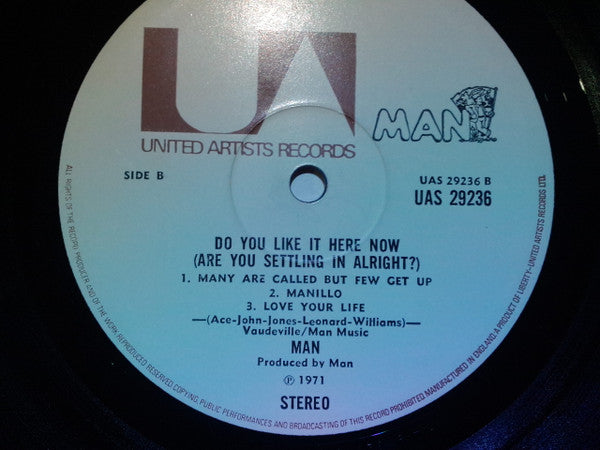 Man : Do You Like It Here Now, Are You Settling In? (LP, Album)