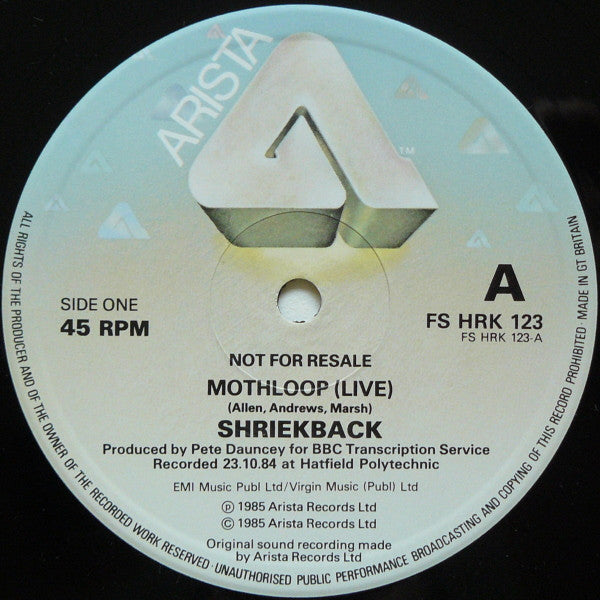 Shriekback : Nemesis (Extended) (2x12", Single, Ltd)