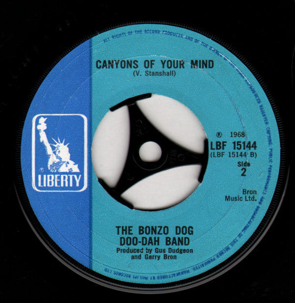 Bonzo Dog Doo-Dah Band : I'm The Urban Spaceman (7", Single, Lar)