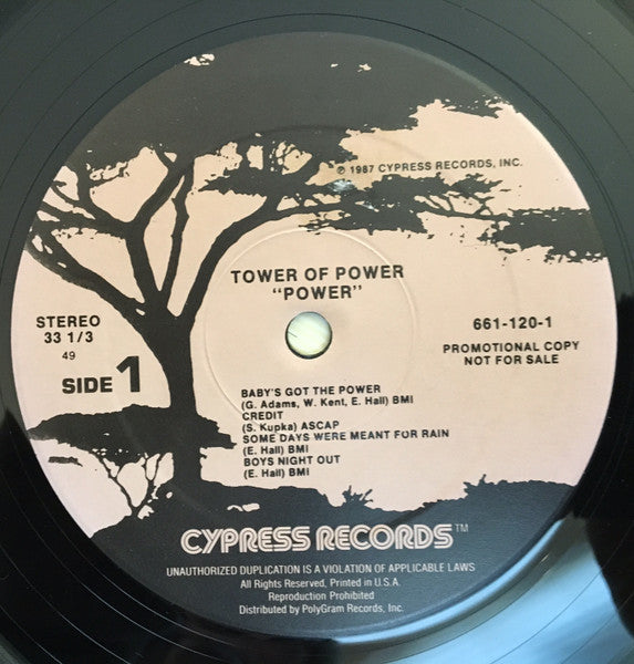 Tower Of Power : Power (LP, Album, Promo)