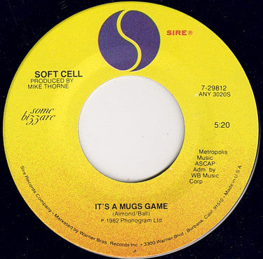 Soft Cell : Loving You, Hating Me (7", Single)