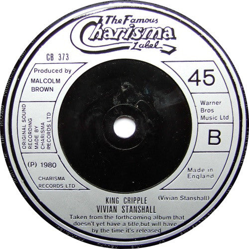 Vivian Stanshall : Terry Keeps His Clips On (7", Single)