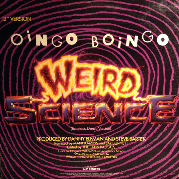 Oingo Boingo : Weird Science (Extended Dance Version) (12")