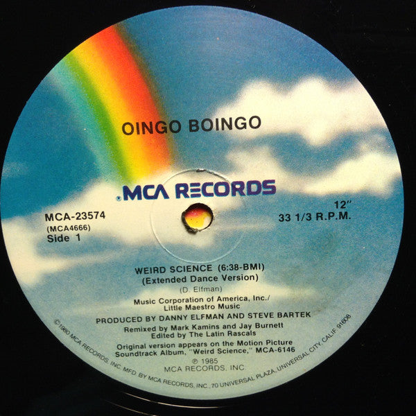 Oingo Boingo : Weird Science (Extended Dance Version) (12")