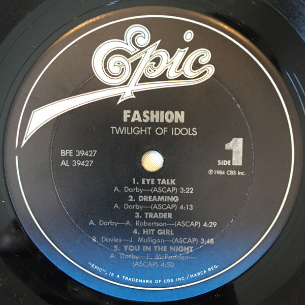 Fashion : Twilight Of Idols (LP, Album)