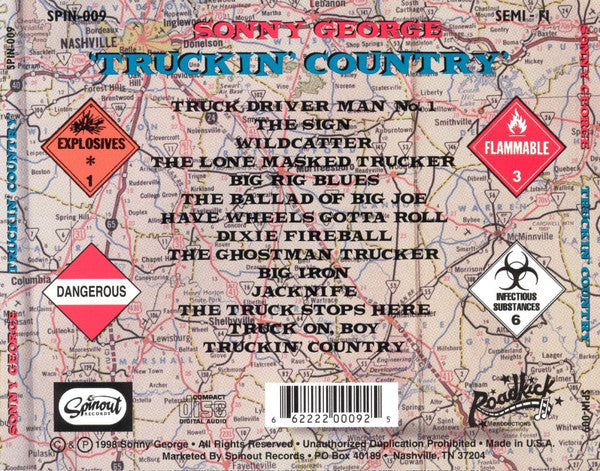Sonny George : Truckin' Country (CD, Album)