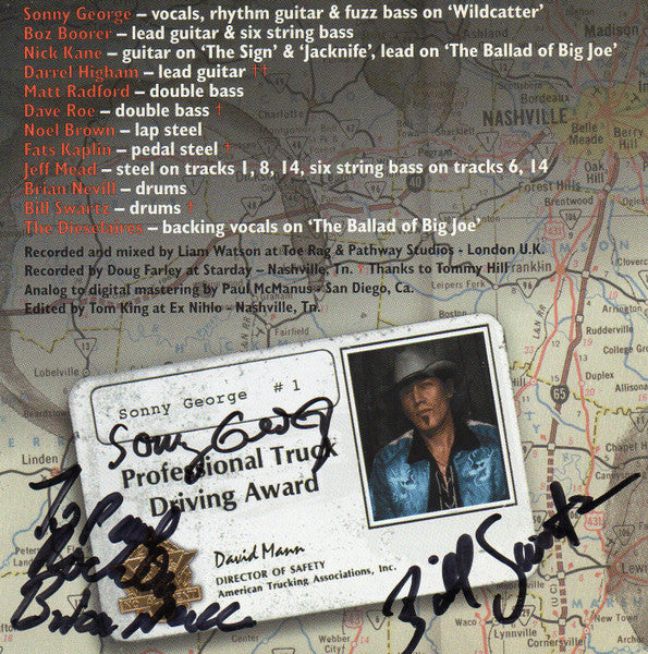 Sonny George : Truckin' Country (CD, Album)