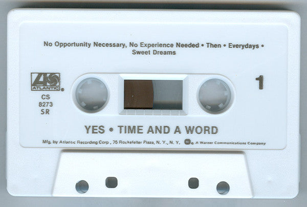 Yes : Time And A Word (Cass, Album, RE)