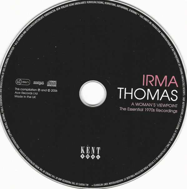 Irma Thomas : A Woman's Viewpoint - The Essential 1970s Recordings (CD, Comp)