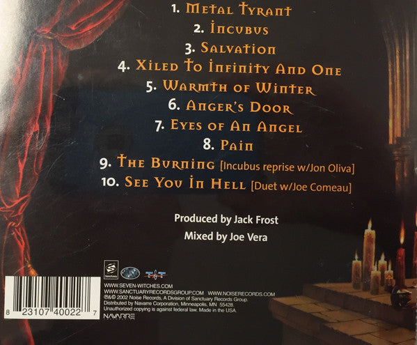 Seven Witches : Xiled To Infinity And One (CD, Album)