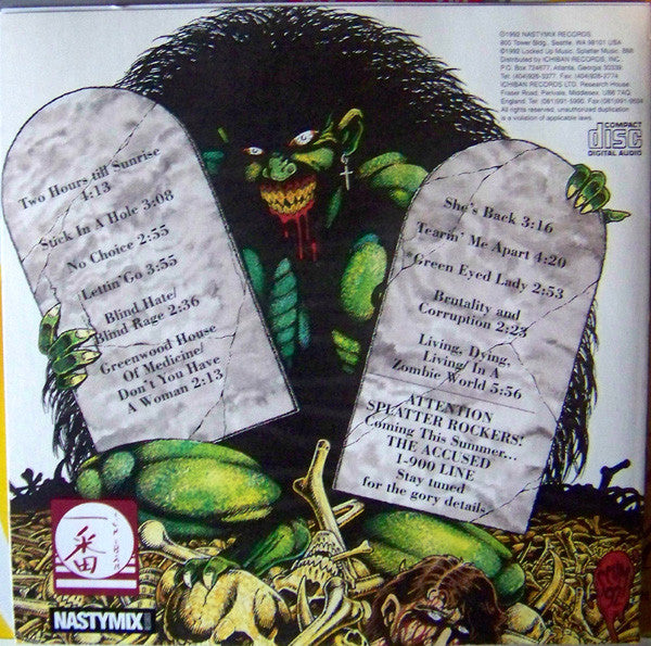 The Accüsed : Splatter Rock (CD, Album)