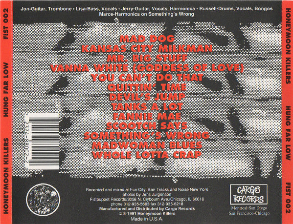 The Honeymoon Killers (2) : Hung Far Low (CD, Album)