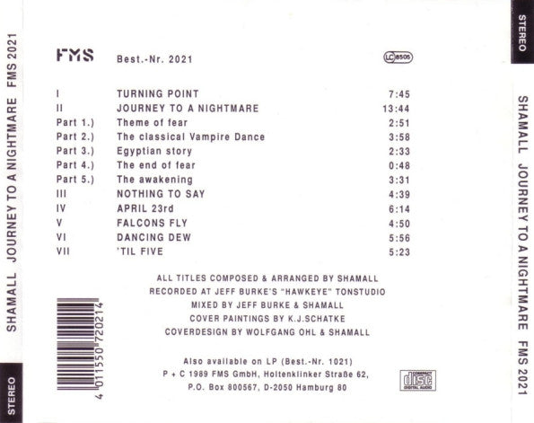 Shamall : Journey To A Nightmare (CD, Album)