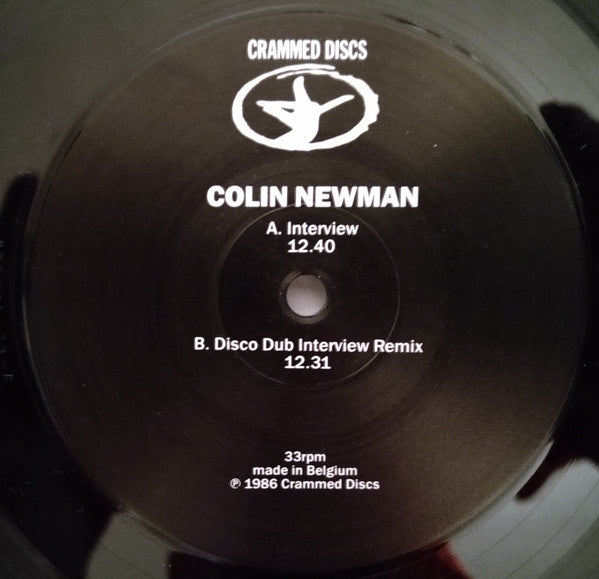 Colin Newman : Interview (12")