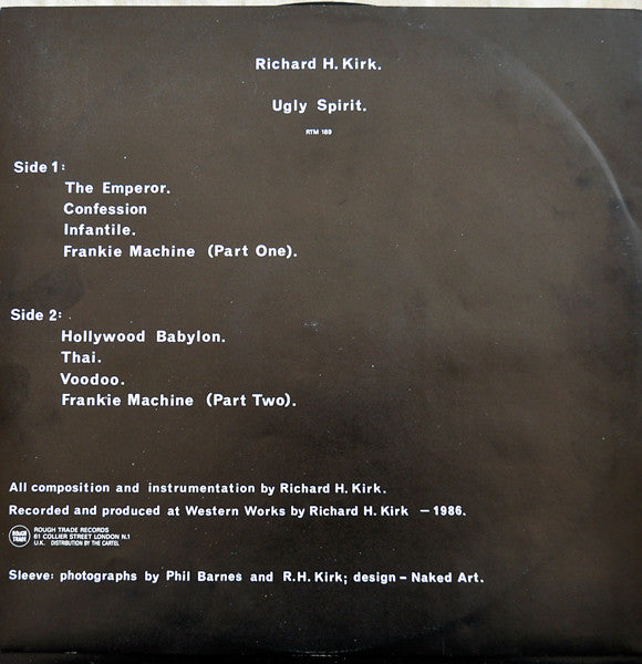 Richard H. Kirk : Ugly Spirit (LP, Album)
