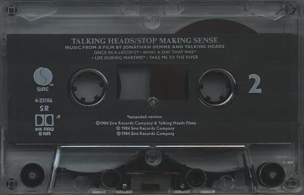 Talking Heads : Stop Making Sense (Cass, Album, SR,)
