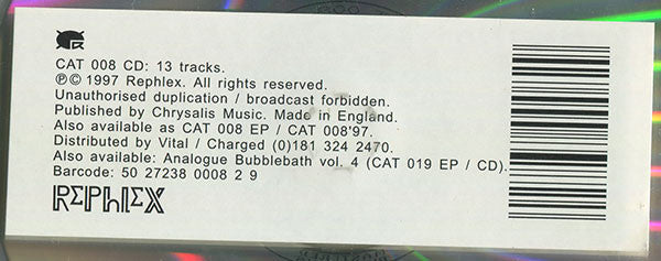 AFX* : AFX In His Third Analogue Bubblebath (CD, Album, RE, RP, Sli)