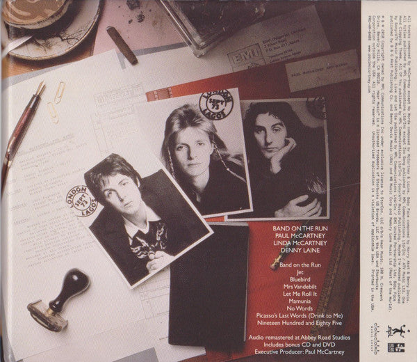 Wings (2) : Band On The Run (2xCD, Advance, Album, Promo, RM + DVD, Advance, Pr)