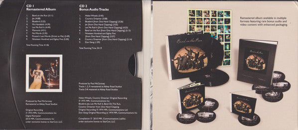 Wings (2) : Band On The Run (2xCD, Advance, Album, Promo, RM + DVD, Advance, Pr)