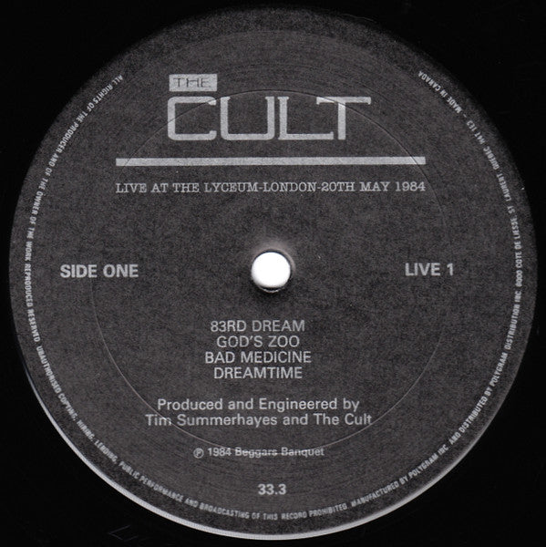 Live At The Lyceum - The Cult