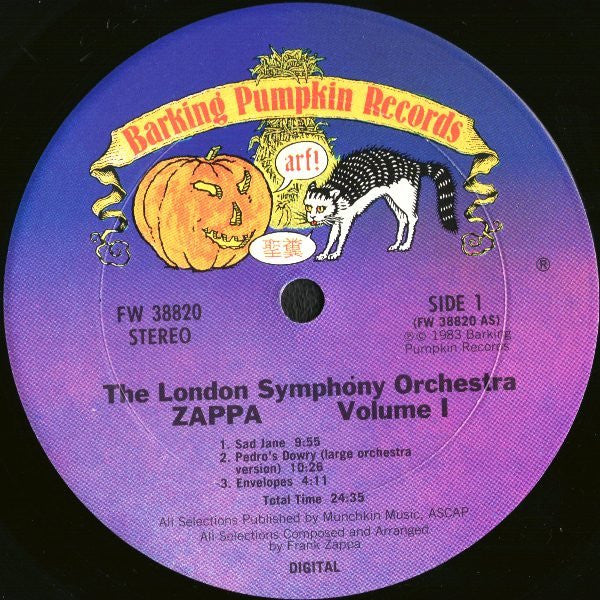 The London Symphony Orchestra - Zappa* / The London Symphony Orchestra* Conducted By Kent Nagano