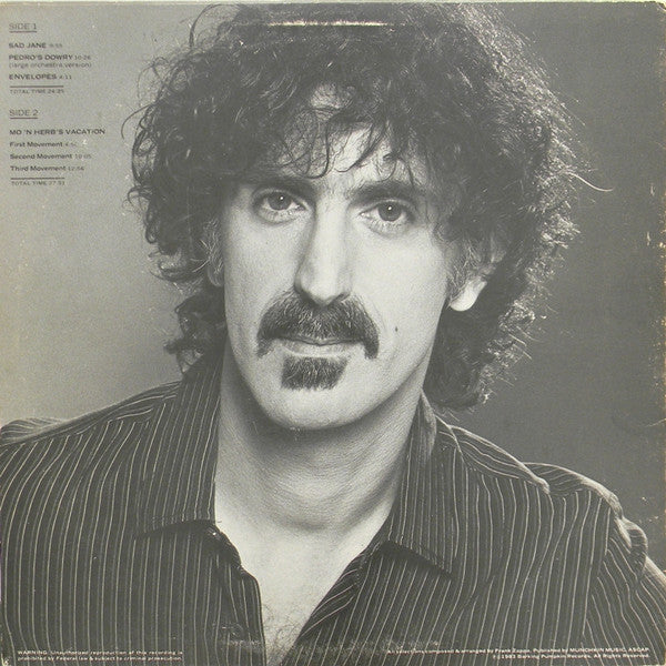 The London Symphony Orchestra - Zappa* / The London Symphony Orchestra* Conducted By Kent Nagano