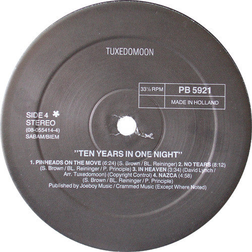 Ten Years In One Night (Live) - Tuxedomoon