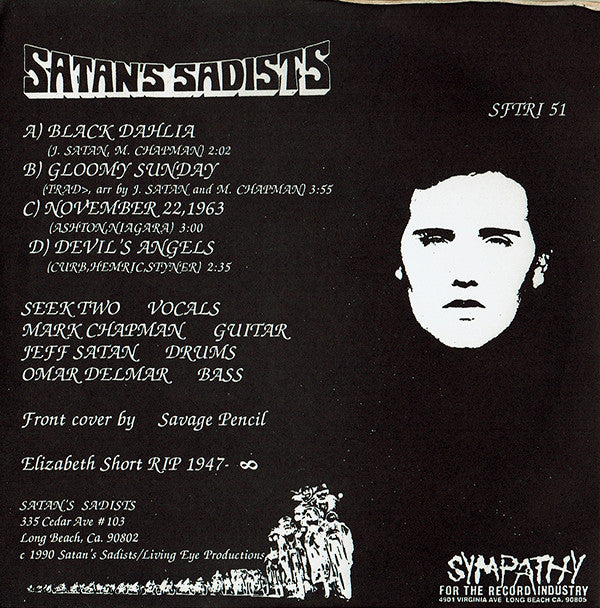 Black Dahlia - Satan's Sadists